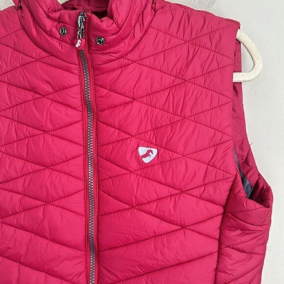 Aubrion Red Horse-riding Puffer Jacket 8-M - Picture 2 of 7